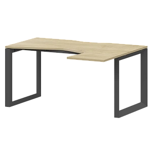 Стол эргономичный правый на металлокаркасе Protech НТМП.О-040.ПР Баттл Рок/Антрацит фото