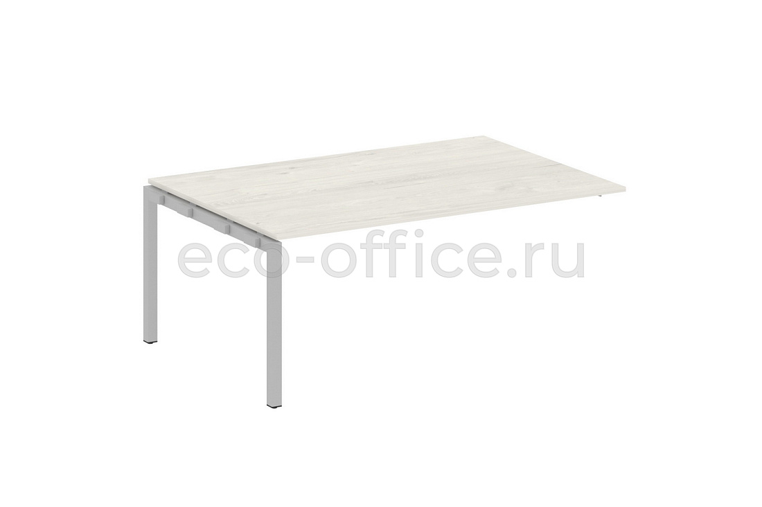 Проходной наборный элемент переговорного стола METAL SYSTEM QUATTRO 5x5 50БП.ППРГ-5 Дуб Наварра / Серый металл  стоимость