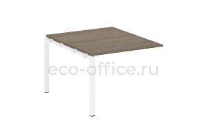 Проходной наборный элемент переговорного стола METAL SYSTEM STYLE БП.ППРГ-1 Вяз Благородный / Белый металл фото