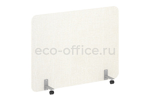 Перегородка на металлических опорах, на роликах R-LINE SOFT AP.R-160-120 Рогожка Romeo 01 / Серый металл фото