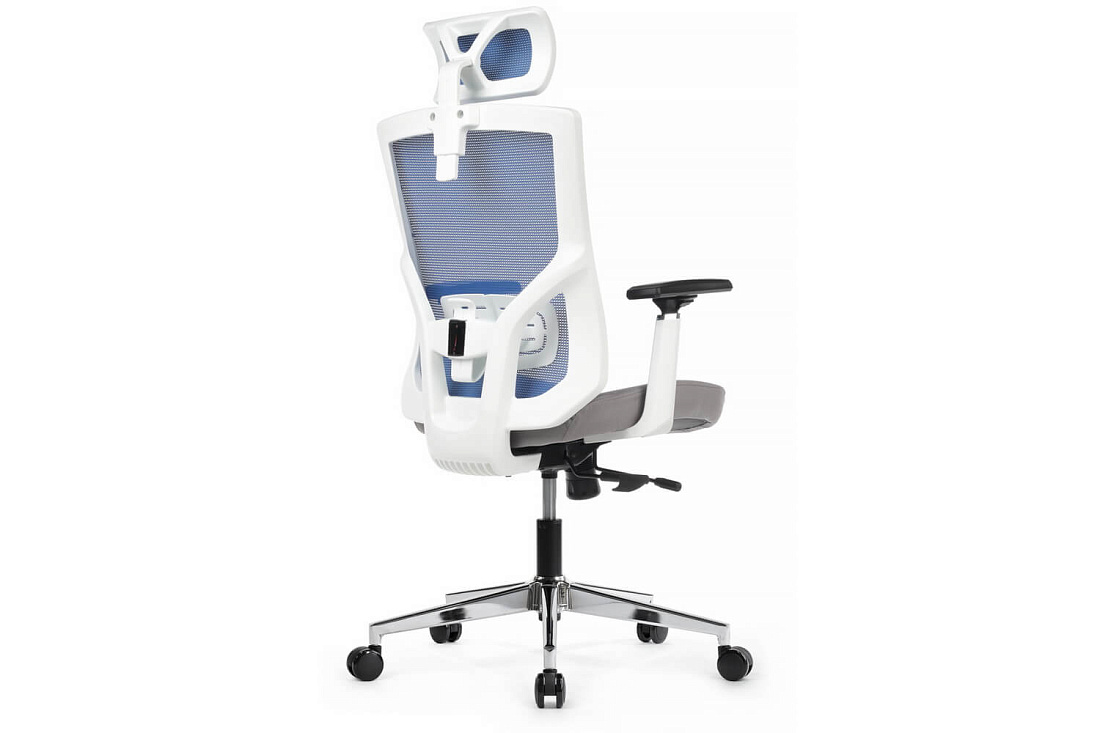 Кресло RV Chair STEP AW2320 Синяя сетка / Серая ткань стоимость