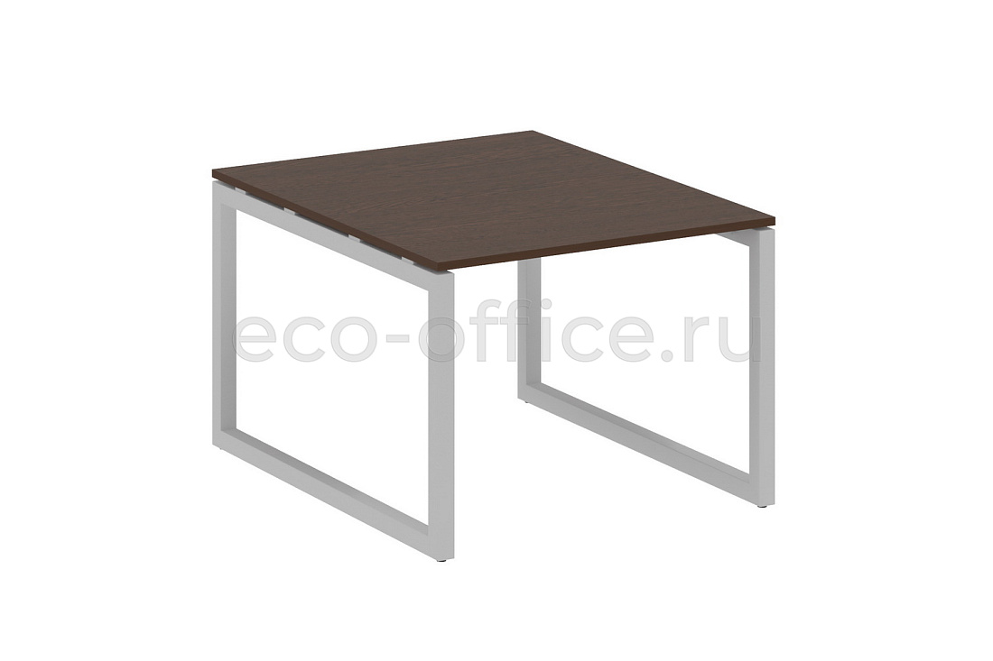 Стол переговорный (1 столешница) METAL SYSTEM QUATTRO 5x5 50БО.ПРГ-1.1 Венге Цаво / Серый металл  стоимость