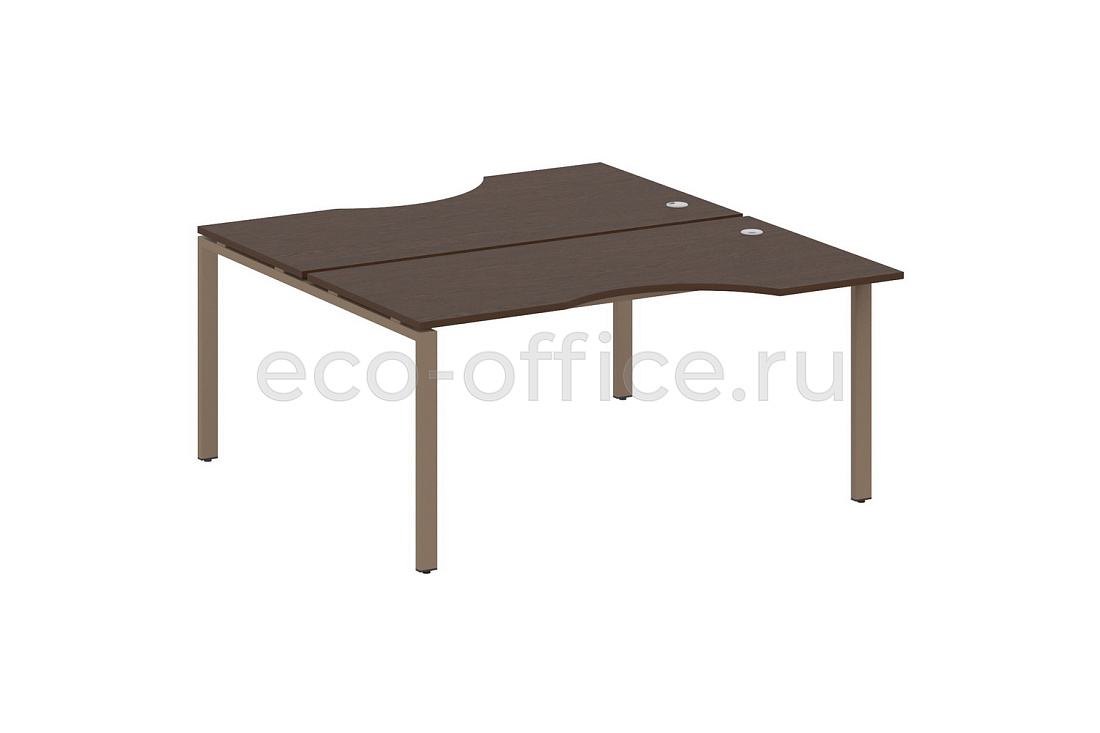 Рабочая станция криволинейная METAL SYSTEM STYLE БП.РАС-СА-2.1 Венге Цаво / Мокко металл  стоимость
