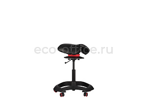 Динамическое кресло-седло ECO-CHAIR MT Fit Чёрная экокожа фото