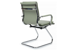 Конференц-кресло RV Chair HUGO 6003-3E Зелёная экокожа фото