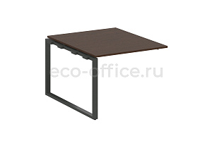 Проходной наборный элемент переговорного стола METAL SYSTEM STYLE БО.ППРГ-1 Венге Цаво / Антрацит металл фото