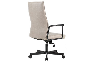 Кресло RVChair STEN W-263H Светло-серая экокожа фото
