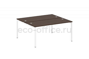 Рабочая станция METAL SYSTEM QUATTRO 4x4 40БП.РАС-СП-2.4 Венге Цаво / Белый металл фото