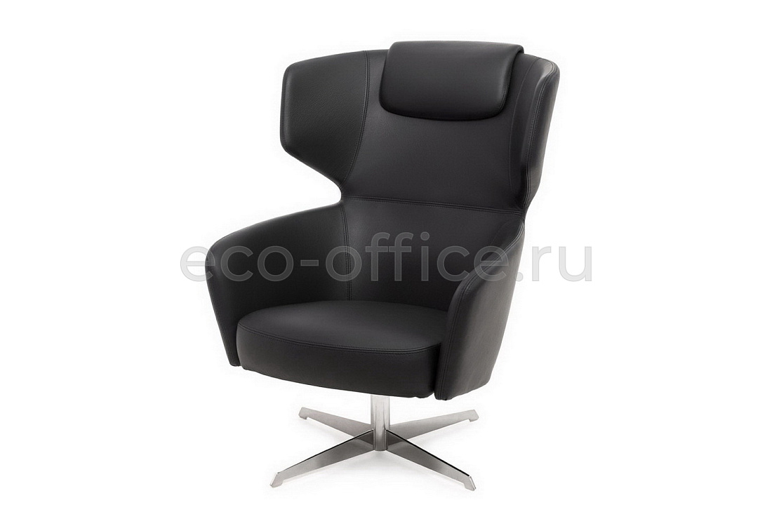 Кресло Profoffice VENTO High R7 Dakota Black Чёрная кожа  стоимость
