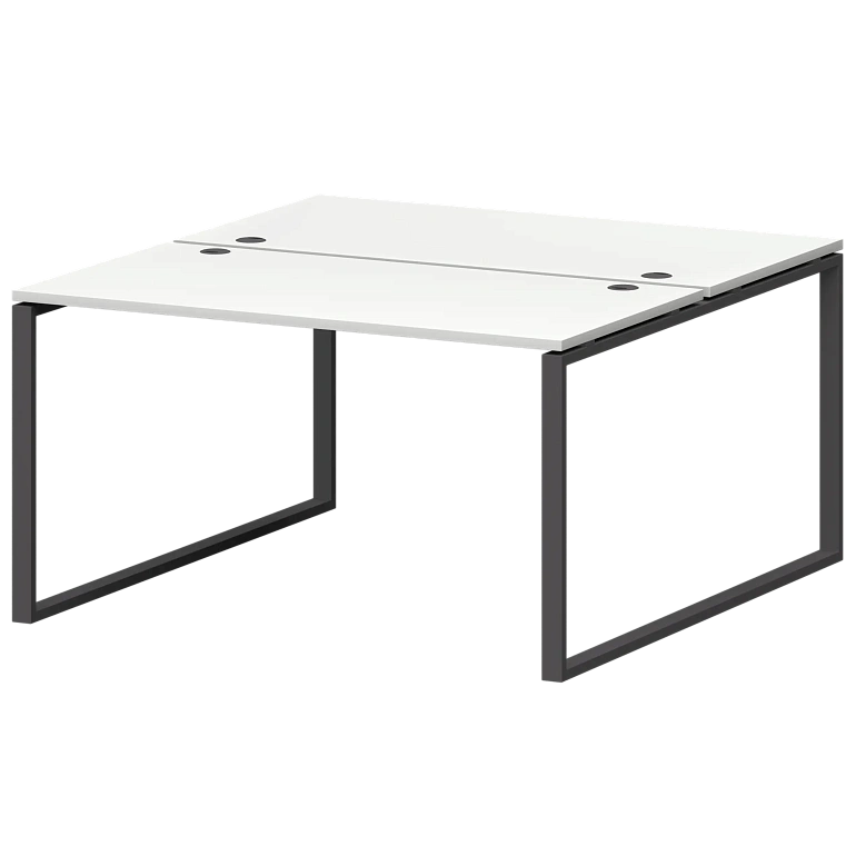 бенч двойной на металлокаркасе protech смс2-о-18к.149.пр25 белый/антрацит фото