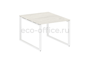 Стол переговорный (1 столешница) METAL SYSTEM STYLE БО.ПРГ-1.1 Дуб Наварра / Белый металл фото
