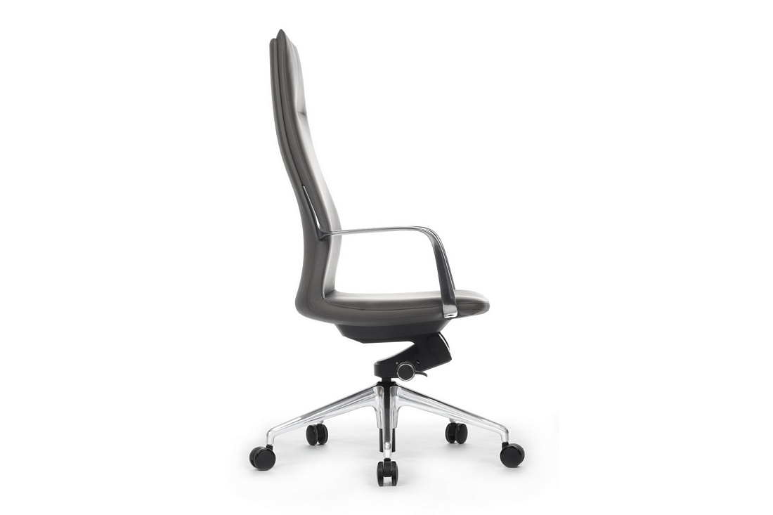 Кресло руководителя RV Design PLAZA FK004-A13 Антрацит кожа  стоимость