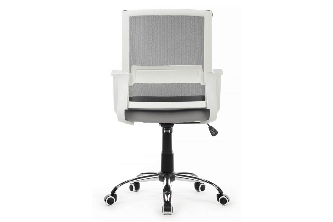 кресло rv chair mint 1029mw чёрная сетка / серая ткань фото