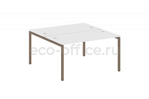 Рабочая станция METAL SYSTEM QUATTRO 4x4 40БП.РАС-СП-2.3 Белый / Мокко металл фото