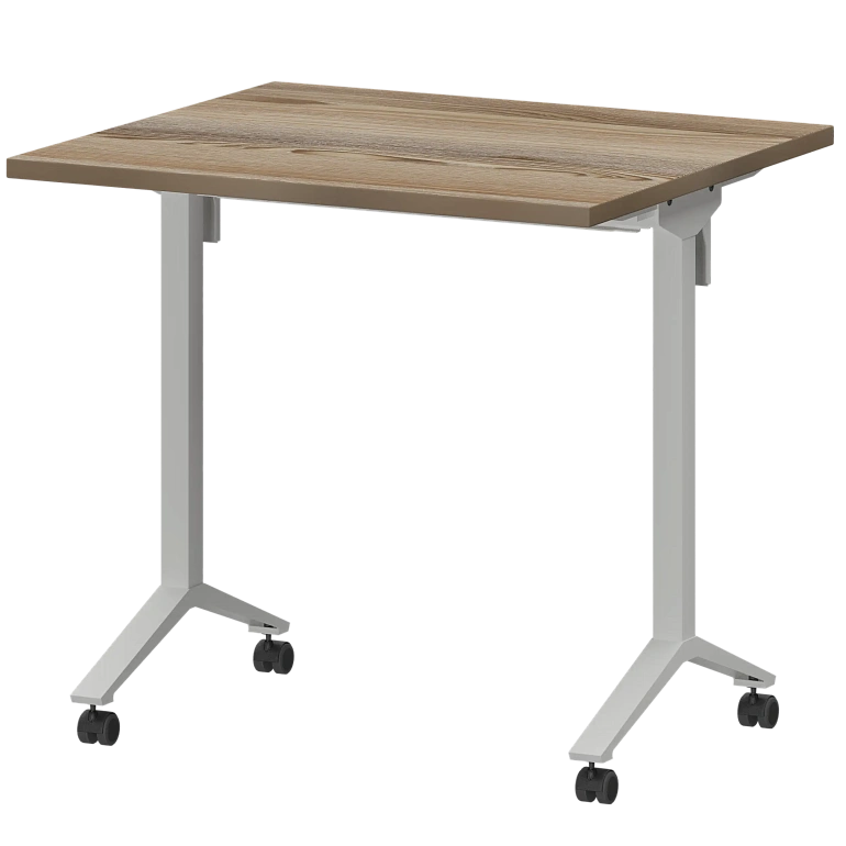 стол мобильный складной protech мб25-80.70 дуб сафари/белый фото