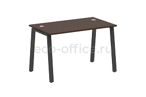 Стол письменный METAL SYSTEM STYLE БА.СП-2 Венге Цаво / Антрацит металл фото