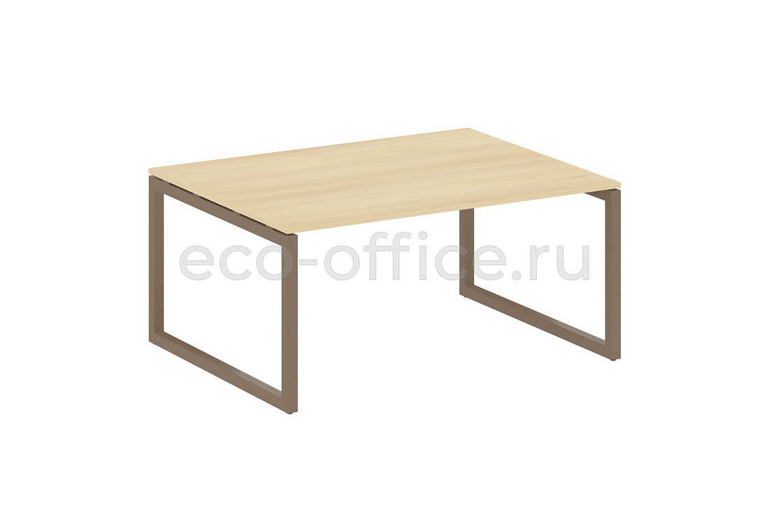 Стол переговорный (1 столешница) METAL SYSTEM QUATTRO 5x5 50БО.ПРГ-1.4 Акация Лорка / Мокко металл  стоимость