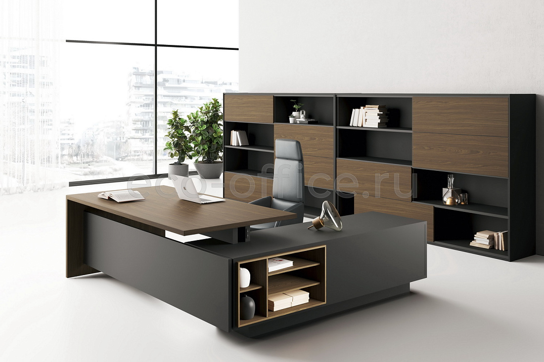Кабинет руководителя ELITE Dark Poplar / Black (Cod.51) купить в Москве