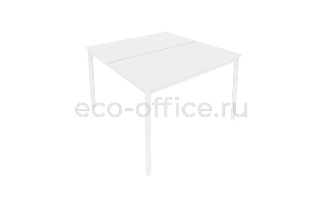 Рабочая станция на металлокаркасе SLIM SYSTEM С.СП-4.2 Белый / Белый металл купить в Москве