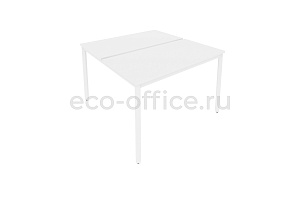 Рабочая станция на металлокаркасе SLIM SYSTEM С.СП-4.2 Белый / Белый металл фото