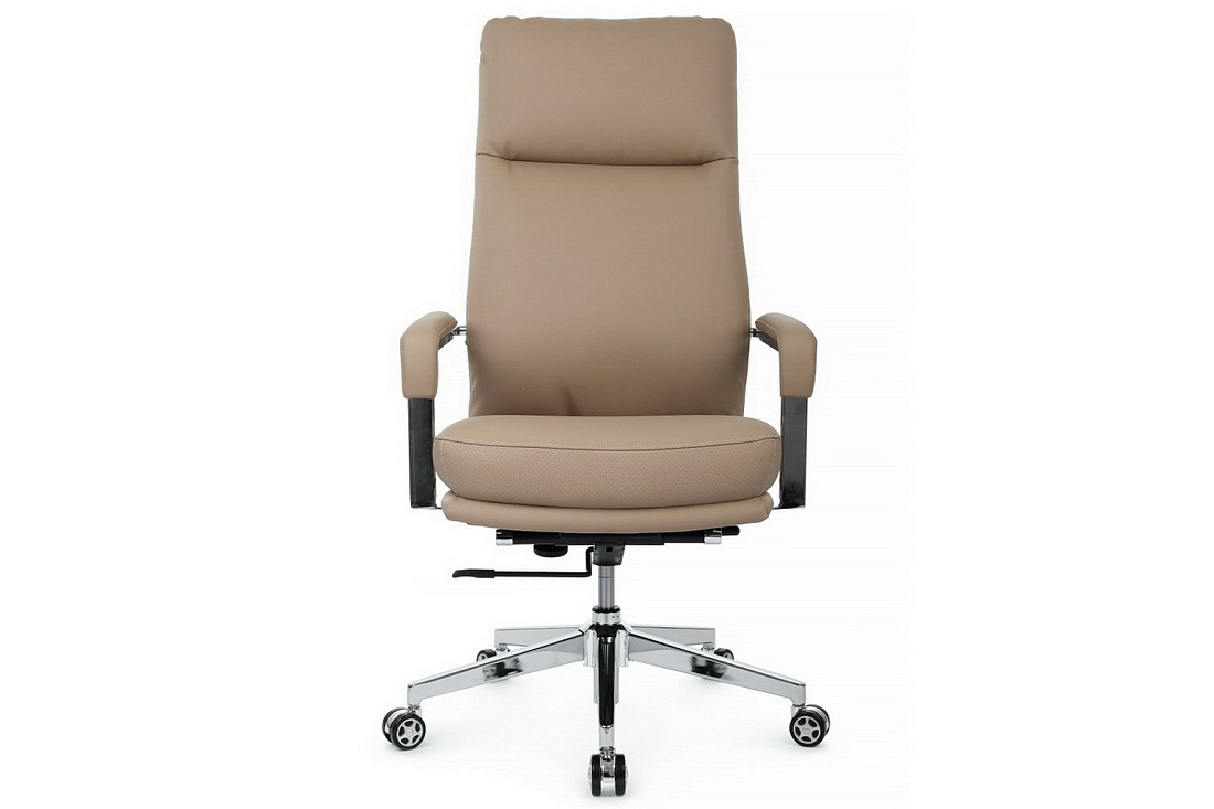 кресло руководителя rv chair leon a916-1 бежевая экокожа фото