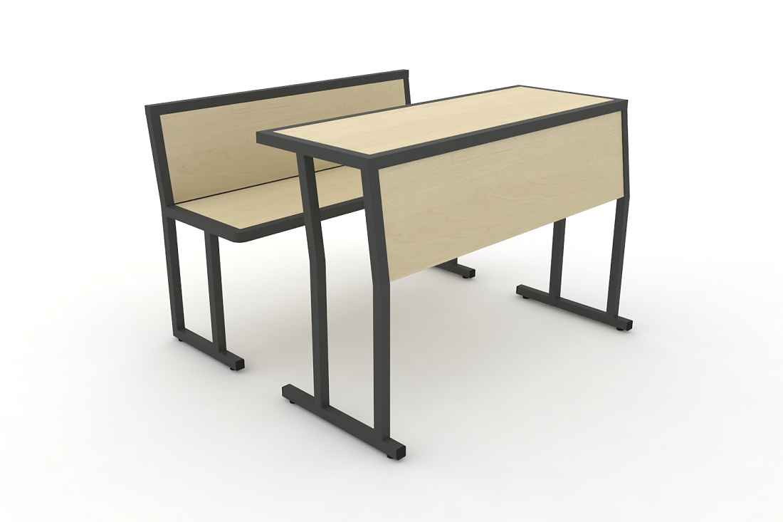 Комплект для первого ряда DESK DKN-1100SPL Клен / Антрацит Металл  стоимость