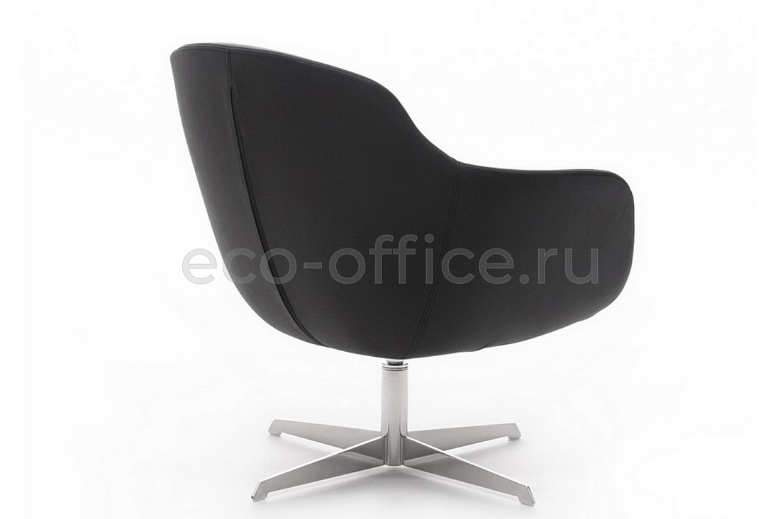 Кресло Profoffice НОБЛ М NOBLE R7 Dakota black Чёрная кожа  стоимость