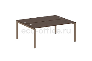 Рабочая станция METAL SYSTEM QUATTRO 5x5 50БП.РАС-СП-2.5 Венге Цаво / Мокко металл фото
