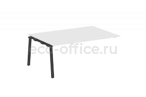 Проходной наборный элемент переговорного стола METAL SYSTEM STYLE БА.ППРГ-5 Белый / Антрацит металл фото