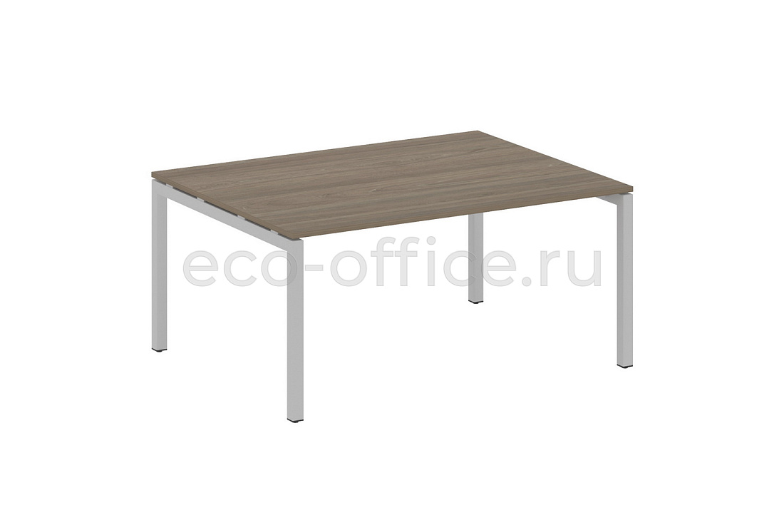 Стол переговорный (1 столешница) METAL SYSTEM QUATTRO 5x5 50БП.ПРГ-1.4 Вяз Благородный / Серый металл  стоимость