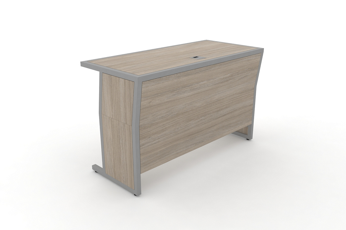 Стол для преподавателя DESK DK-1200U Дуб Аттик / Серый Металл  стоимость