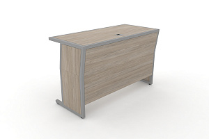 Стол для преподавателя DESK DK-1200U Дуб Аттик / Серый металл фото