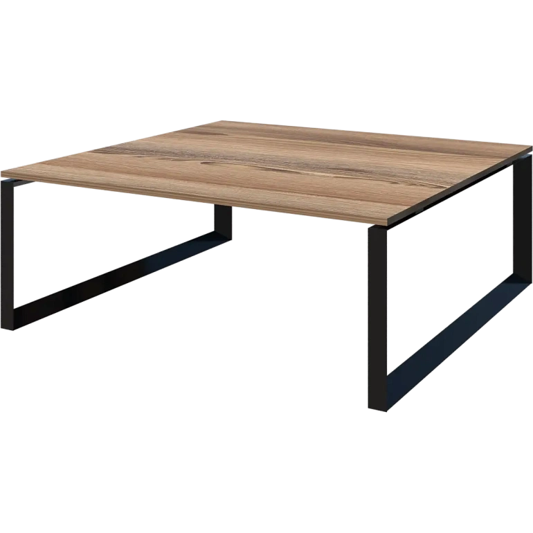 стол переговорный на металлокаркасе protech нтмп.о.160.11 дуб сафари/антрацит фото