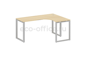 Стол криволинейный правый METAL SYSTEM STYLE БО.СА-4 (R) Акация Лорка / Серый металл фото