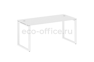 Стол письменный METAL SYSTEM STYLE БО.СП-4 Белый / Белый металл фото
