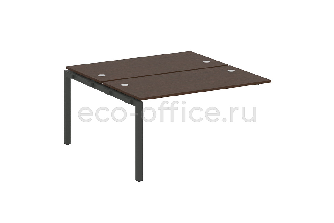 Проходной наборный элемент METAL SYSTEM QUATTRO 5x5 50БП.ПРС-СП-2.3 Венге Цаво / Антрацит металл купить в Москве