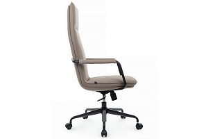 Кресло руководителя RV Chair TINO CM-P004AS Бежевая экокожа фото