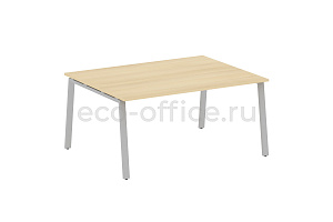Стол переговорный (1 столешница) METAL SYSTEM STYLE БА.ПРГ-1.4 Акация Лорка / Серый металл фото