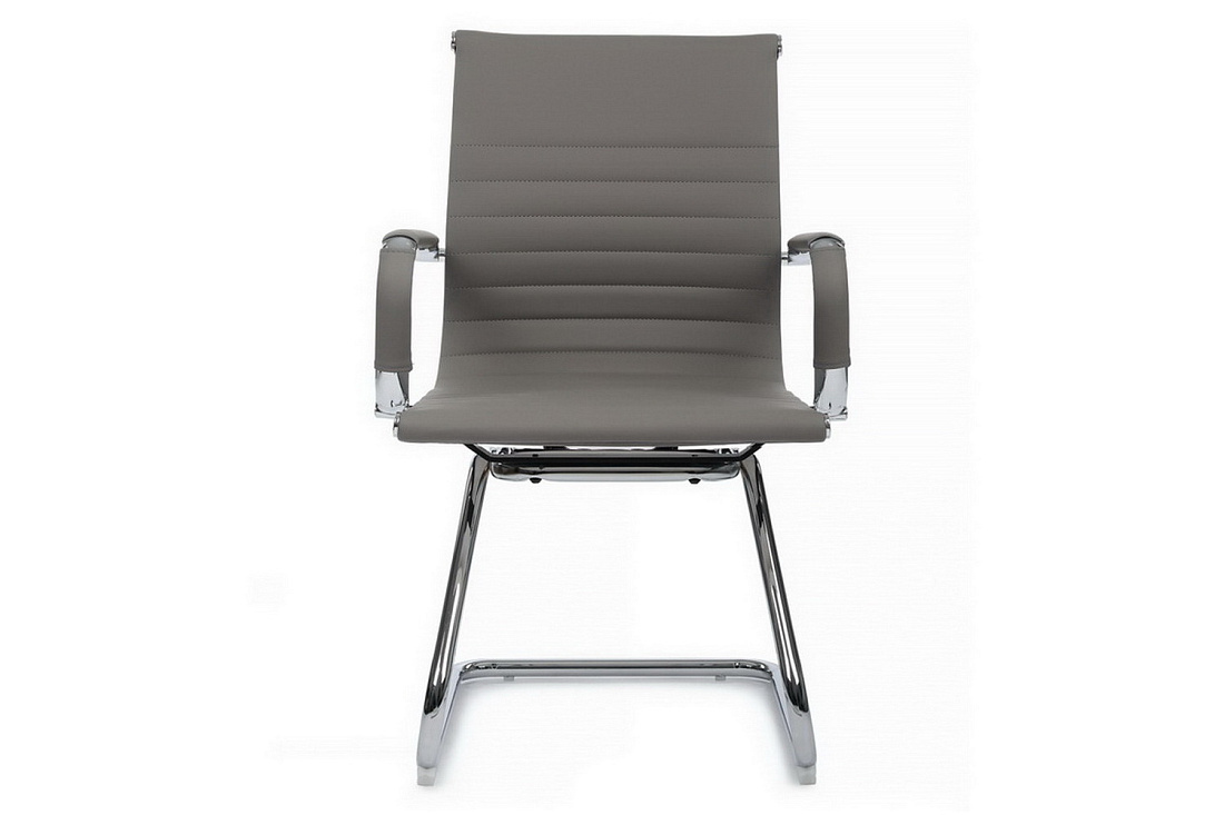 Конференц-кресло RV Chair HUGO 6002-3E Серая экокожа  стоимость