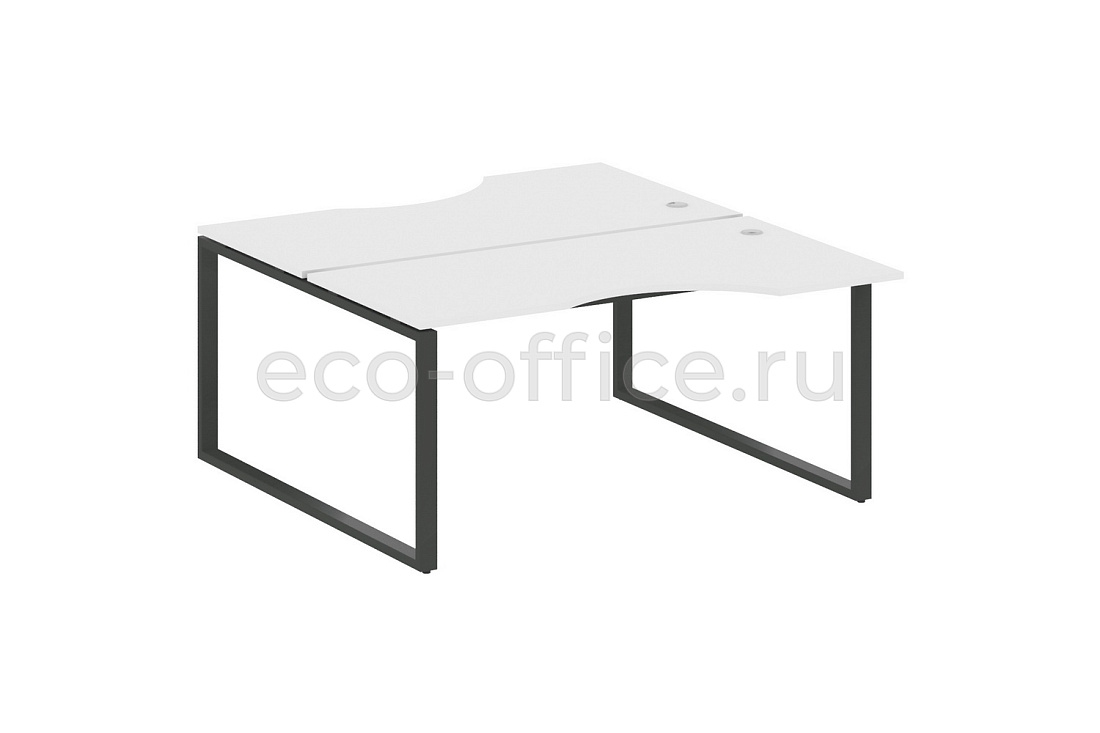 Рабочая станция криволинейная METAL SYSTEM STYLE БО.РАС-СА-2.1 Белый / Антрацит металл  стоимость