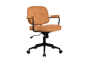 Кресло ECO-CHAIR CHESTER W-221T Горчичный велюр фото