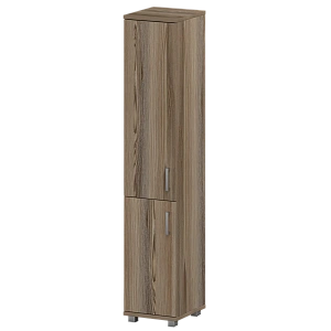 Стеллаж высокий узкий закрытый Protech "НТ-540;НТ-600;НТ-601" Дуб сафари фото