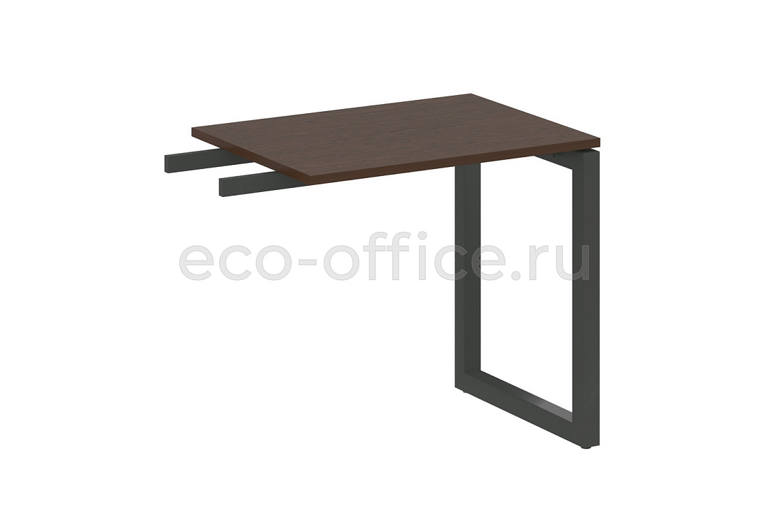 Приставной элемент на О-образном м/к METAL SYSTEM QUATTRO 5x5 50БО.ПР-2 Венге Цаво / Антрацит металл  стоимость