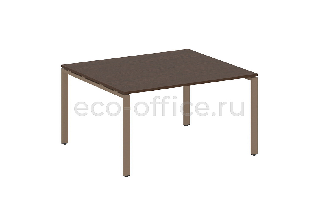 Стол переговорный (1 столешница) METAL SYSTEM STYLE БП.ПРГ-1.3 Венге Цаво / Мокко металл  стоимость