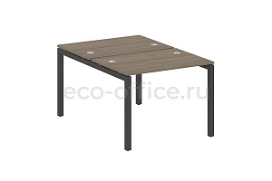 Рабочая станция METAL SYSTEM QUATTRO 5x5 50БП.РАС-СП-2.1 Вяз Благородный / Антрацит металл фото