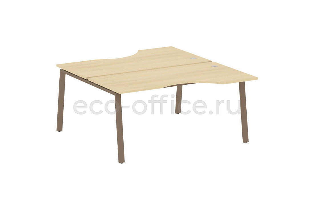 Рабочая станция криволинейная METAL SYSTEM STYLE БА.РАС-СА-2.1 Акация Лорка / Мокко металл  стоимость