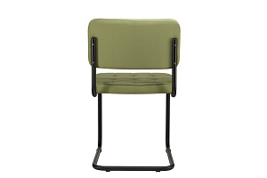 Конференц-кресло ECO-CHAIR COLOMBO Comfort CLM-05 Оливковый велюр / Черный металл фото