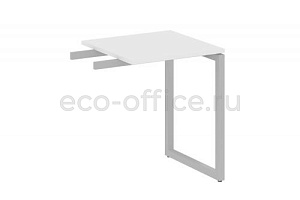 Приставной элемент на О-образном м/к METAL SYSTEM QUATTRO 4x4 40БО.ПР-1 Белый / Серый металл фото