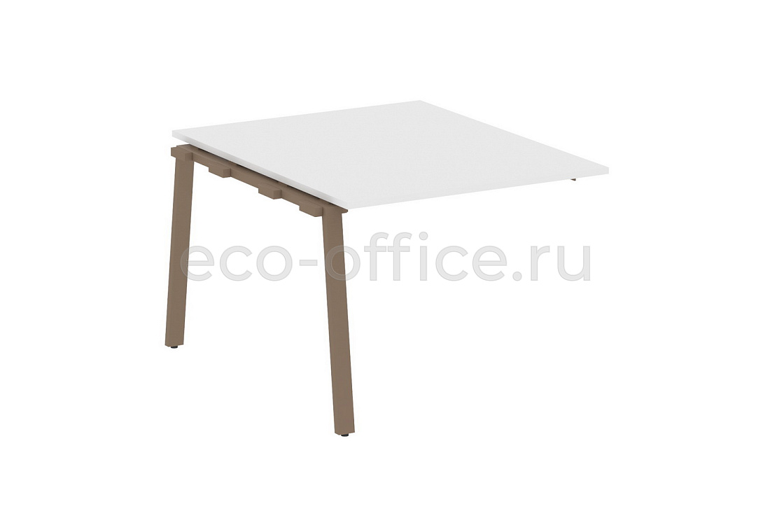 Проходной наборный элемент переговорного стола METAL SYSTEM STYLE БА.ППРГ-1 Белый / Мокко металл  стоимость