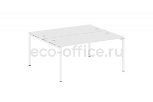 Рабочая станция METAL SYSTEM QUATTRO 4x4 40БП.РАС-СП-2.4 Белый / Белый металл фото